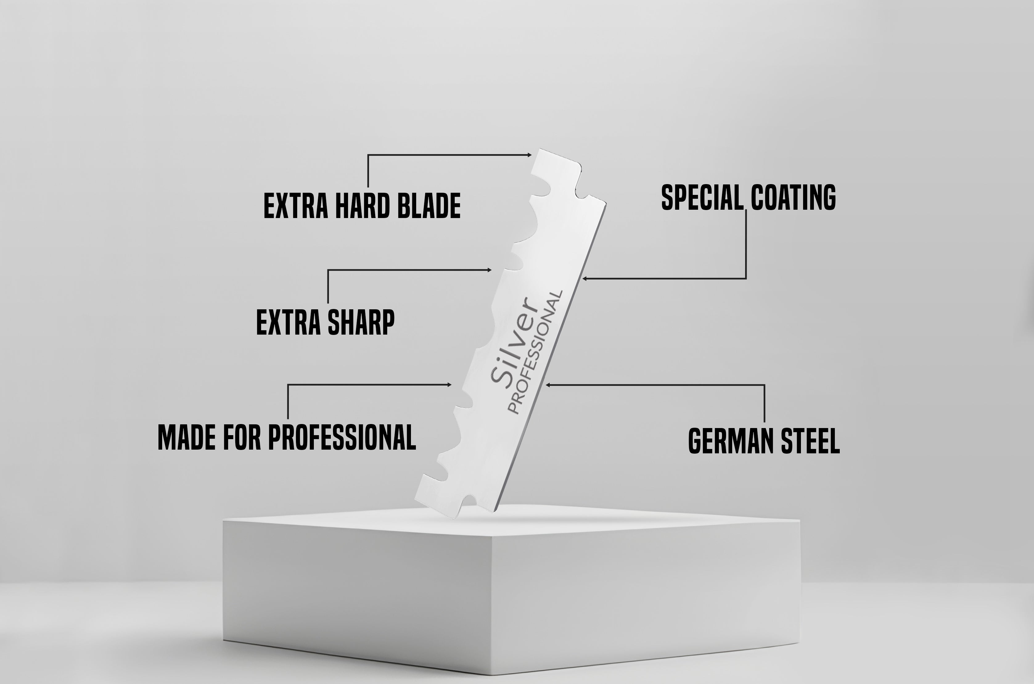 Silver - Single Edge Razor Blades - 100pcs